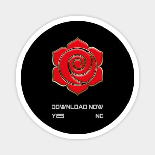 Red Rose Magnet